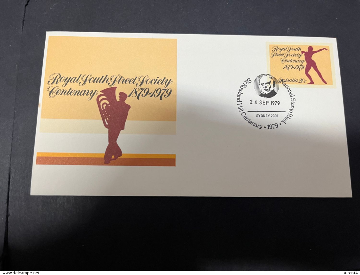 26-4-2024 (3 Z 9) Australia FDC - 1979 - Sir Rowland Hill Centenary (special P/m) - Premiers Jours (FDC)