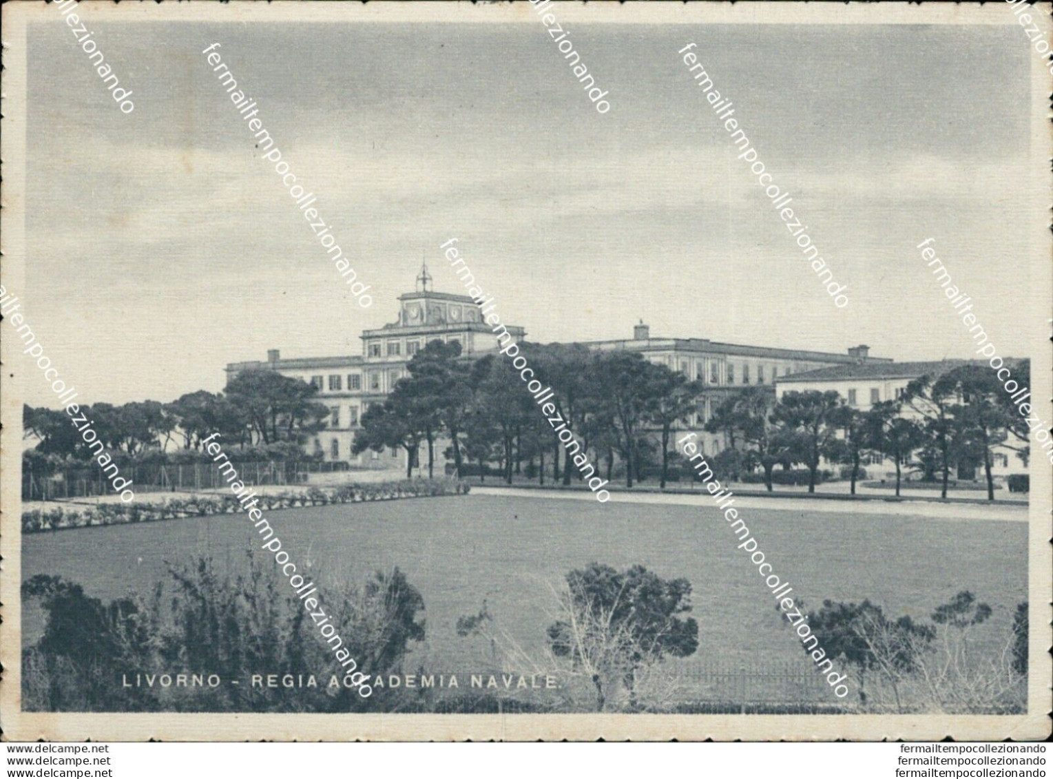 Bi203 Cartolina Livorno Citta' Regia Accademia Navale 1941 - Livorno