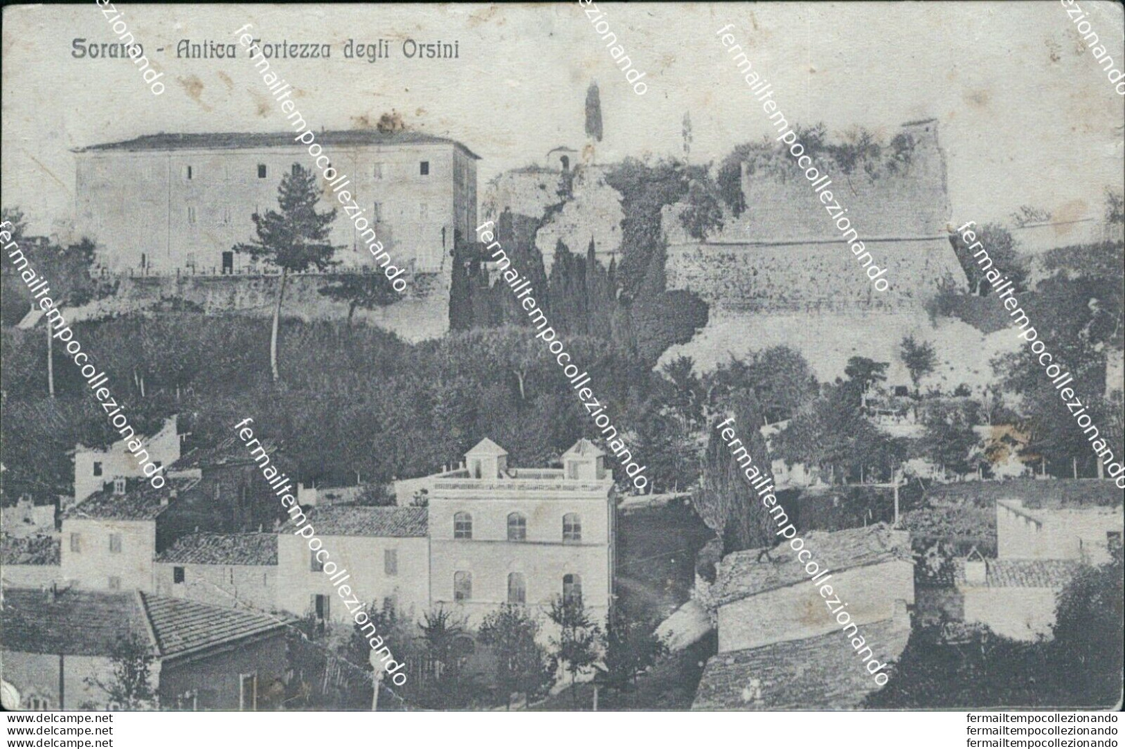 Bo504 Cartolina Sorano Antica Fortezza Degli Orsini Grosseto - Grosseto