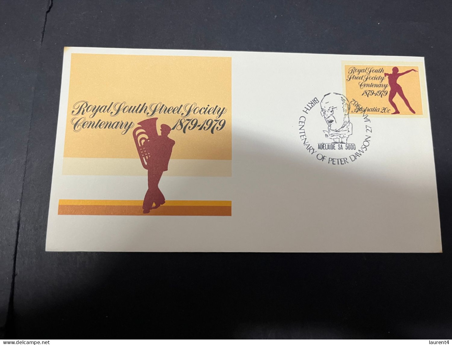 26-4-2024 (3 Z 9) Australia FDC - 1982 - Centenary Of Peter Dawson (special P/m) 2 Covers - FDC