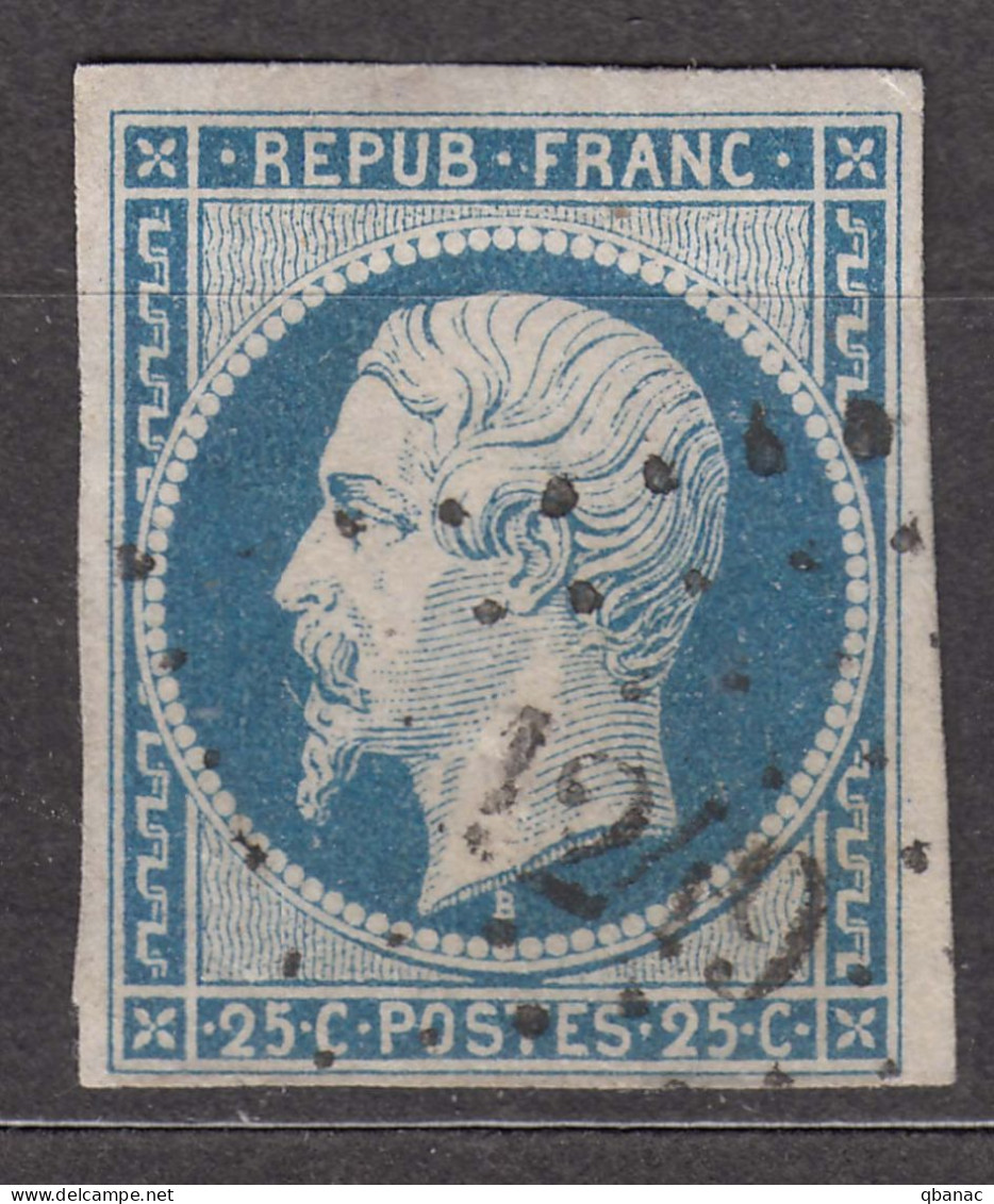 France 1852 Napoleon Yvert#10 Used - 1852 Louis-Napoleon