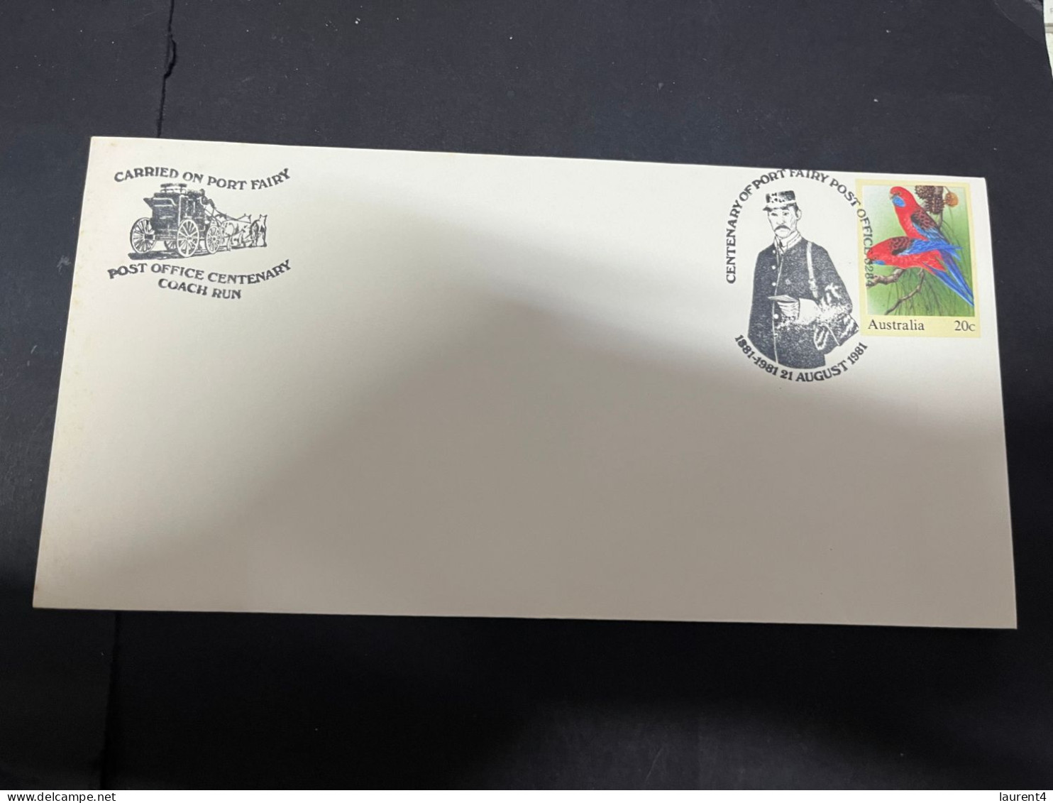 26-4-2024 (3 Z 9) Australia FDC - 1981 - Port Fairy Post Office Centenary (special P/m) - Ersttagsbelege (FDC)