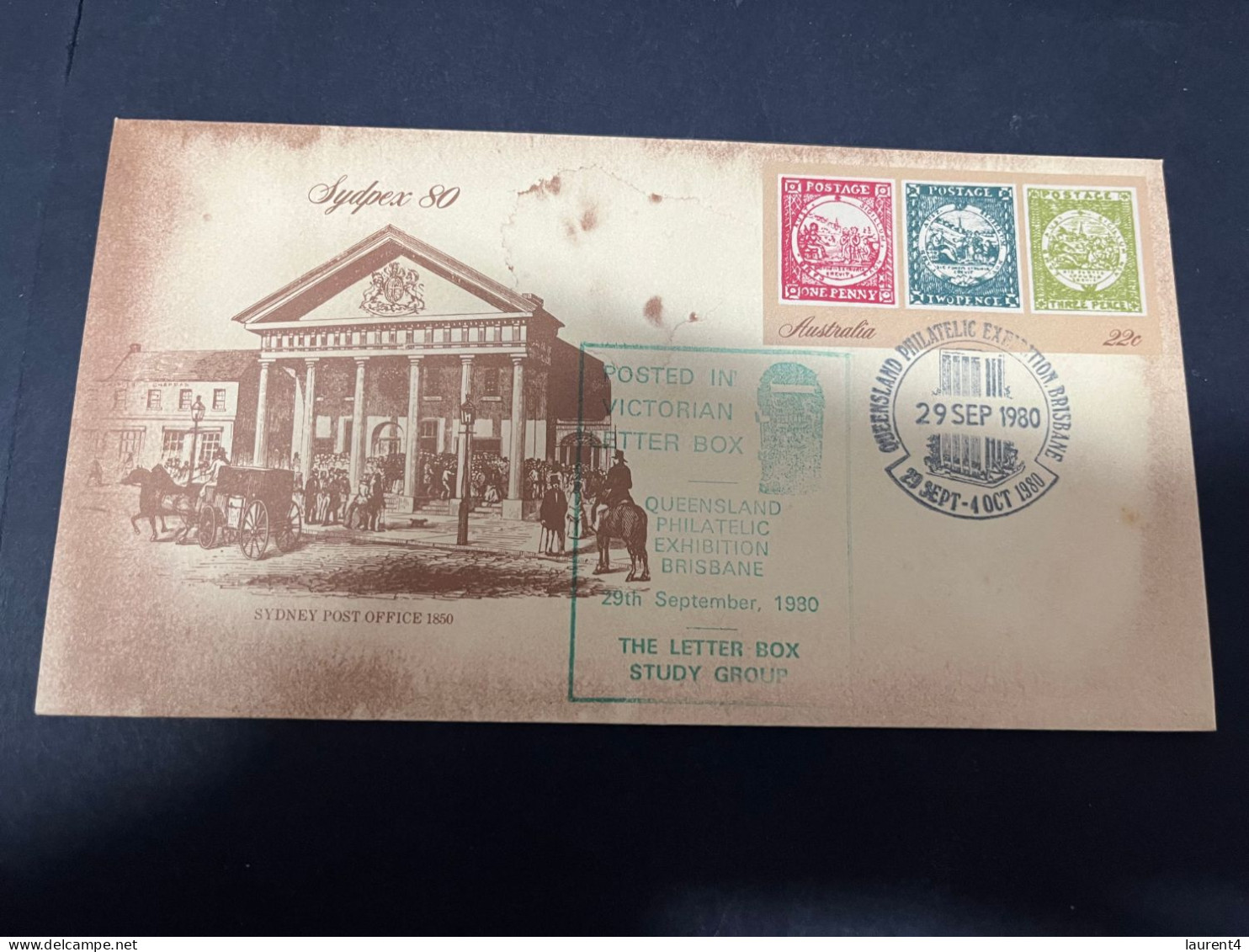 26-4-2024 (3 Z 9) Australia FDC - 1981 - Letter Box Study Group - Expo Sydpex 80 (special P/m) 1 Cover - Ersttagsbelege (FDC)