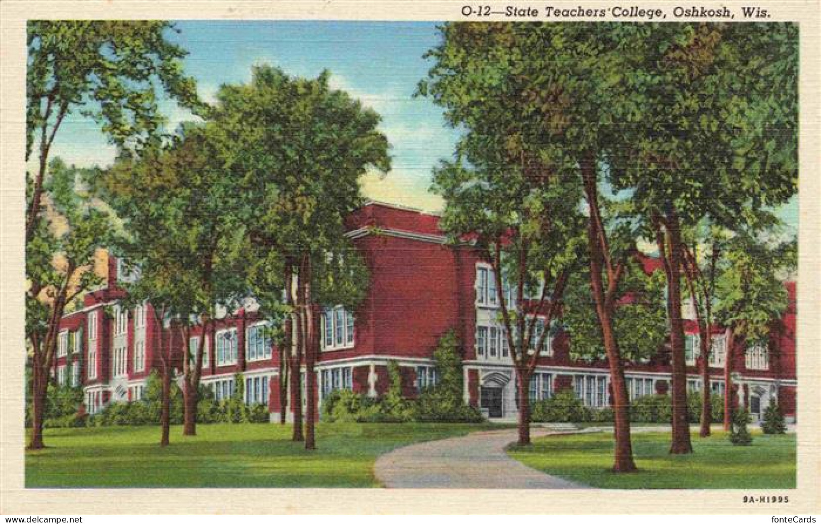 73972902 Oshkosh_Wisconsin_USA State Teachers' College Illustration - Other & Unclassified