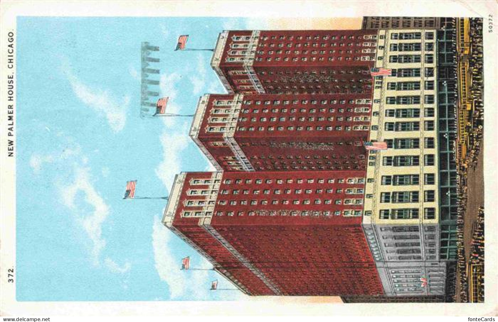 73972872 CHICAGO__Illinois_USA New Palmer House Illustration - Andere & Zonder Classificatie