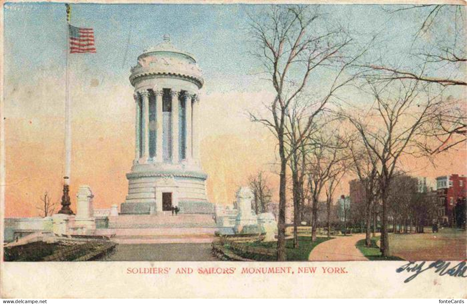 73972859 NEW_YORK_City_USA Soldiers' And Sailors' Monument - Andere & Zonder Classificatie