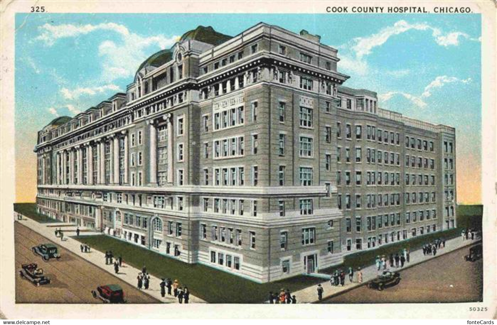73972857 CHICAGO__Illinois_USA Cook County Hospital Illustration - Other & Unclassified
