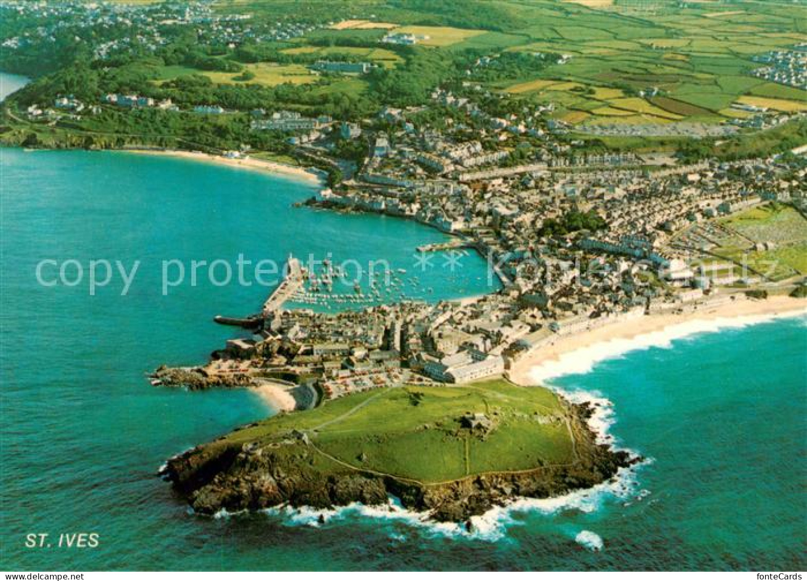 73835214 St Ives Cornwall Aerial View St Ives Cornwall - Autres & Non Classés