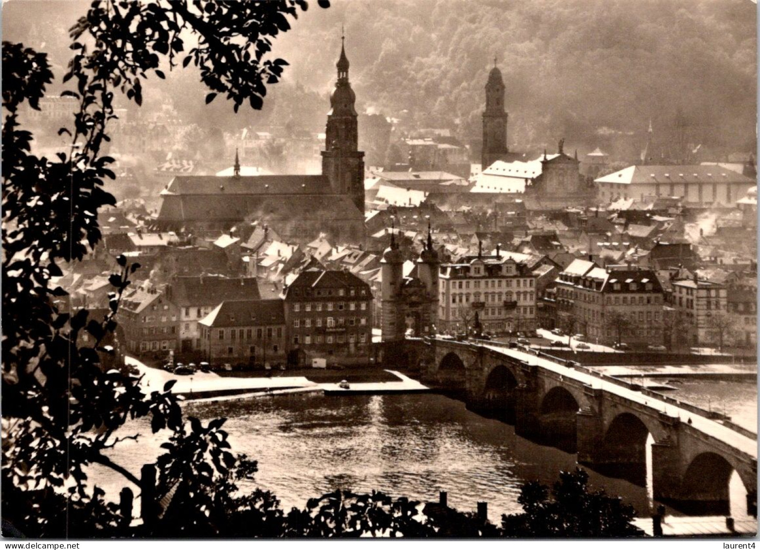 26-4-2024 (3 Z 10) Germany  - B/w - Bridge In Heidelberg - Ponti