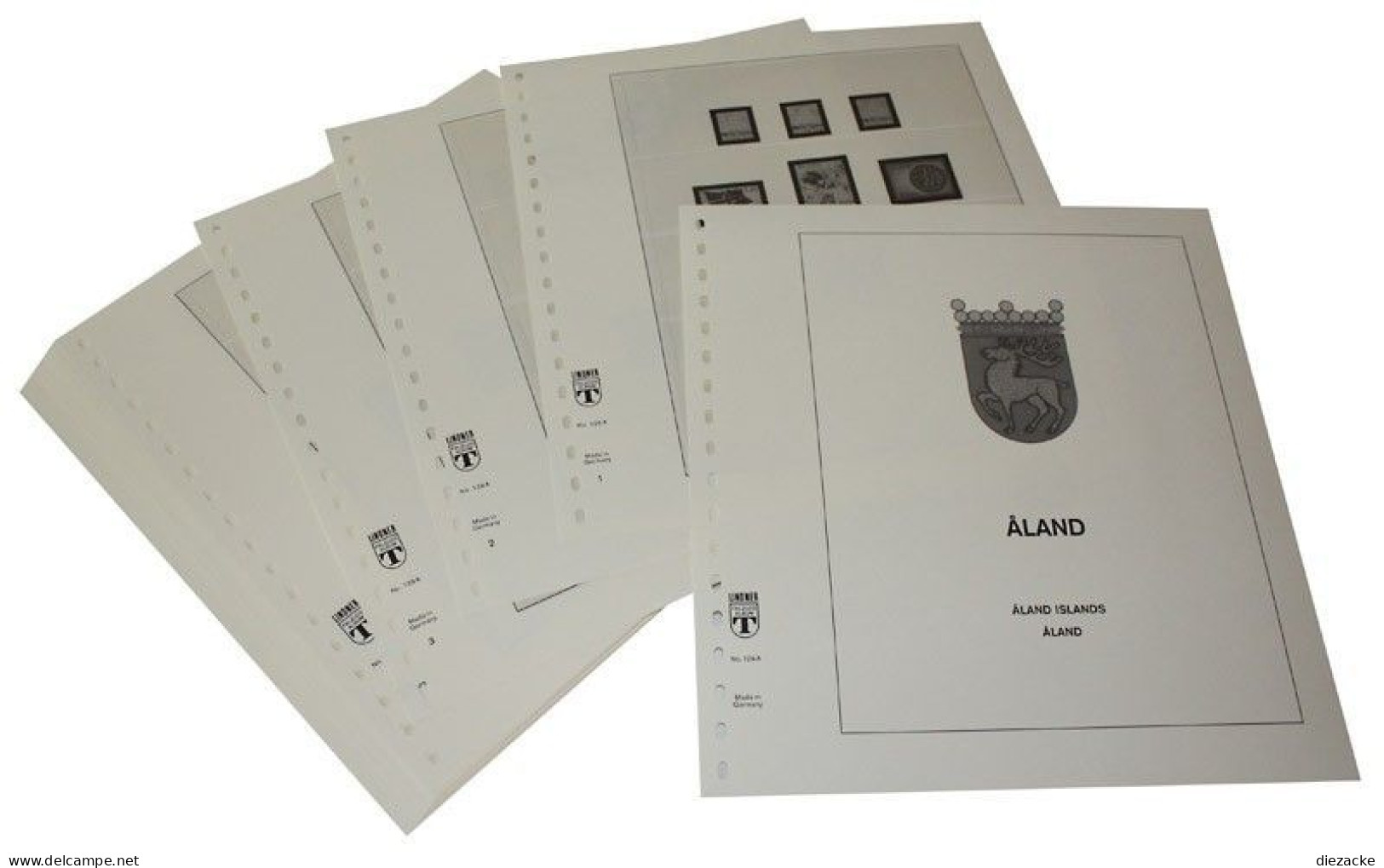 Lindner-T Aland 2016-2022 Vordrucke 129A-16 Neuware ( - Pre-printed Pages