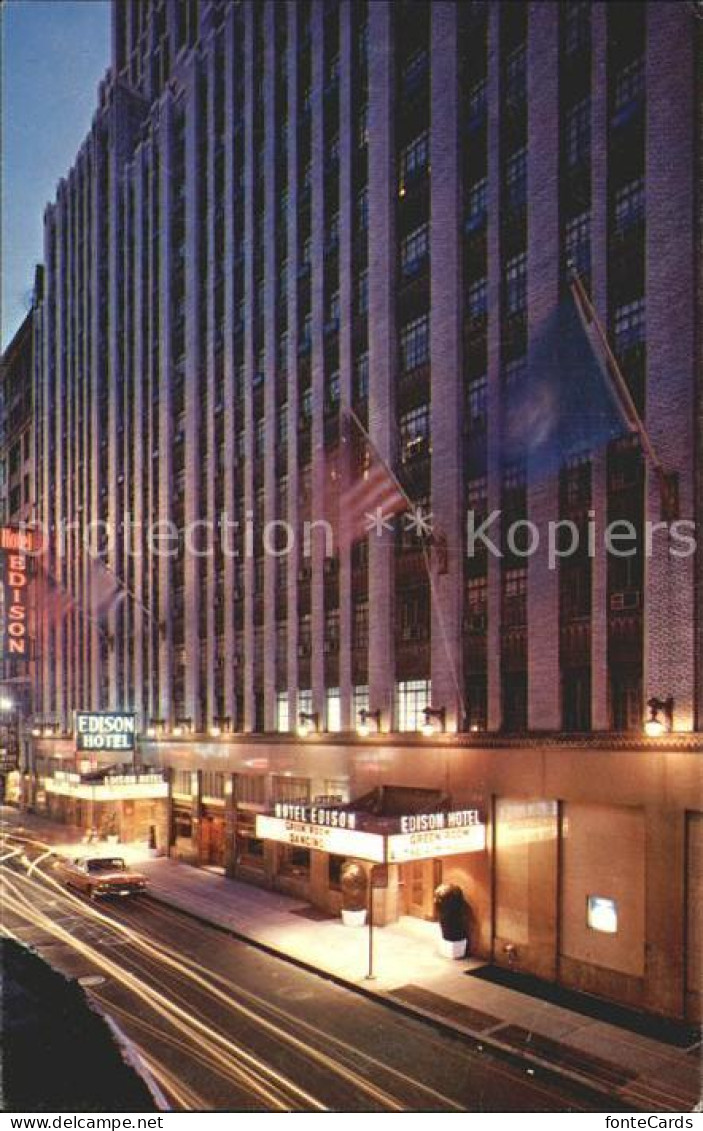 72259288 New_York_City Hotel Edison At Night - Other & Unclassified