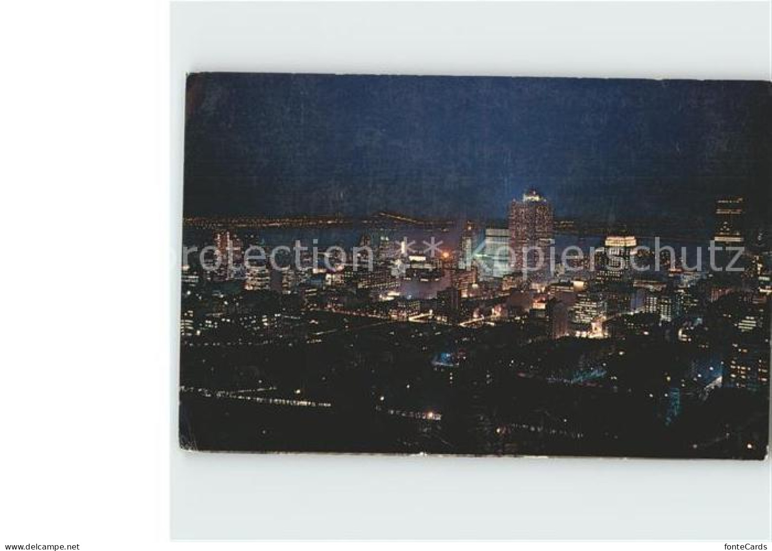 72255134 Montreal Quebec View From Mount Royal At Night Montreal - Zonder Classificatie