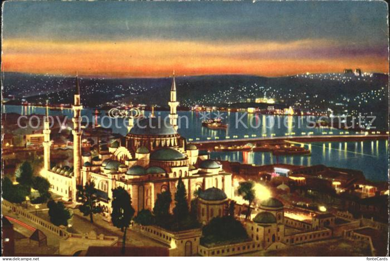 72254818 Istanbul Constantinopel Sueleymaniye Moschee Goldenes Horn Atatuerk Bru - Turchia