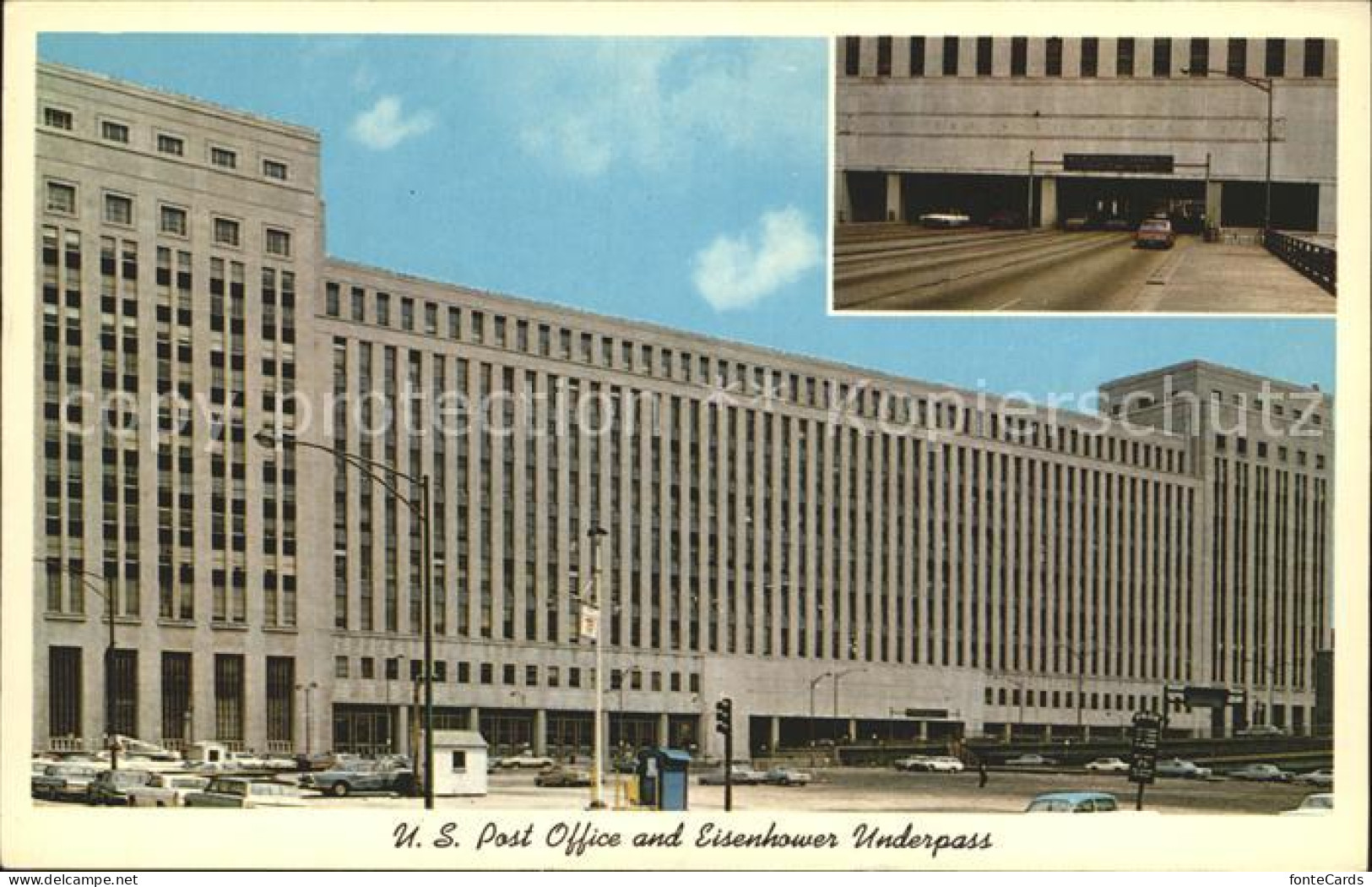 72253202 Chicago_Illinois US Post Office And Eisenhower Underpass - Other & Unclassified