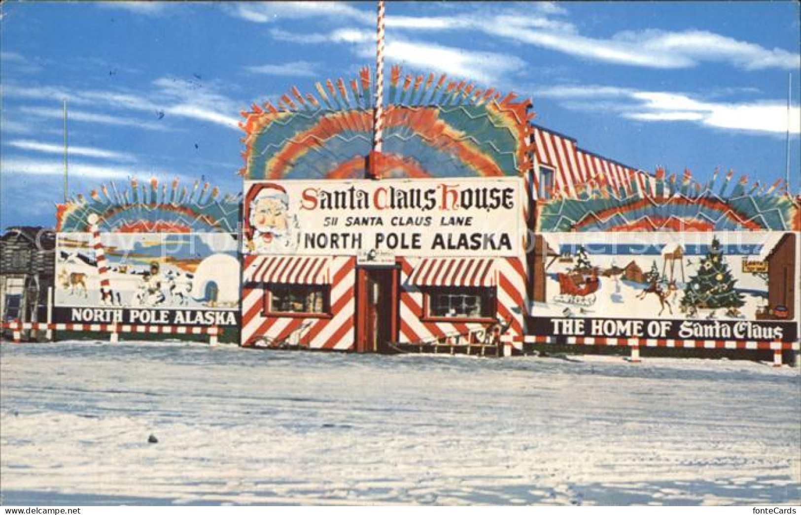 72253184 North_Pole Santa Claus House - Sonstige & Ohne Zuordnung