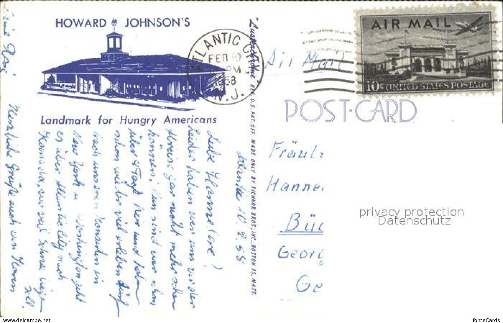 72253182 Atlantic_City_New_Jersey Howard Johnsons - Altri & Non Classificati