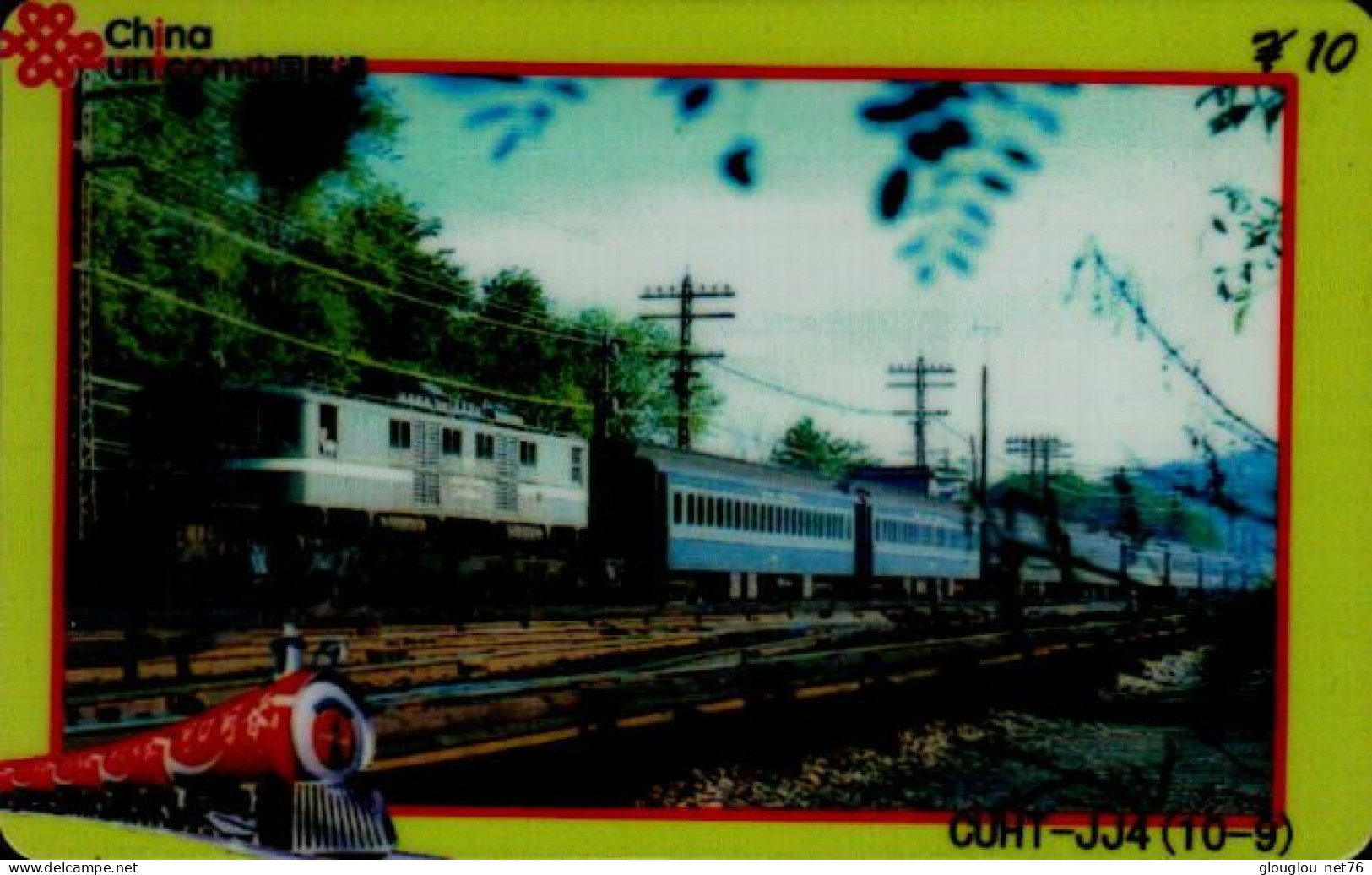 TELECARTE ETRANGERE AVEC  TRAIN - Eisenbahnen