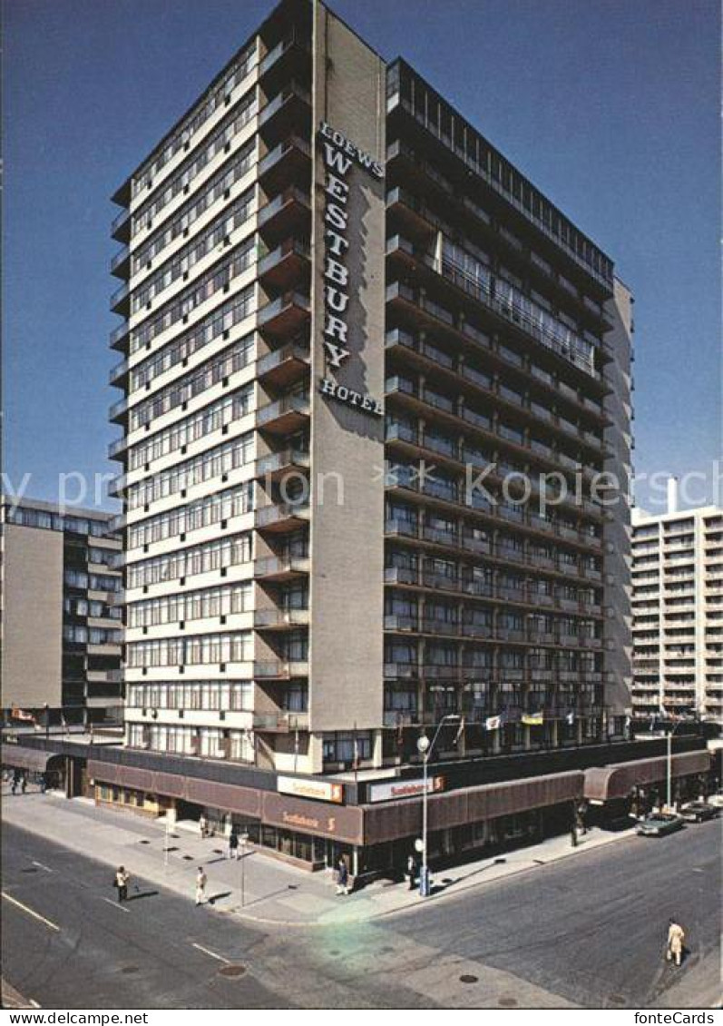 72252990 Toronto Canada Loews Westbury Hotel  - Zonder Classificatie