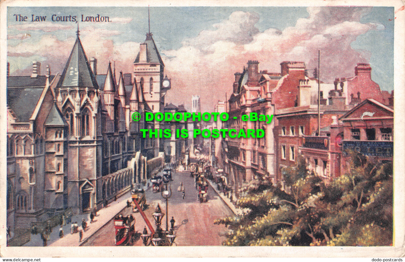 R510912 London. The Law Courts. Boots Cash Chemists. Views. 1907 - Other & Unclassified