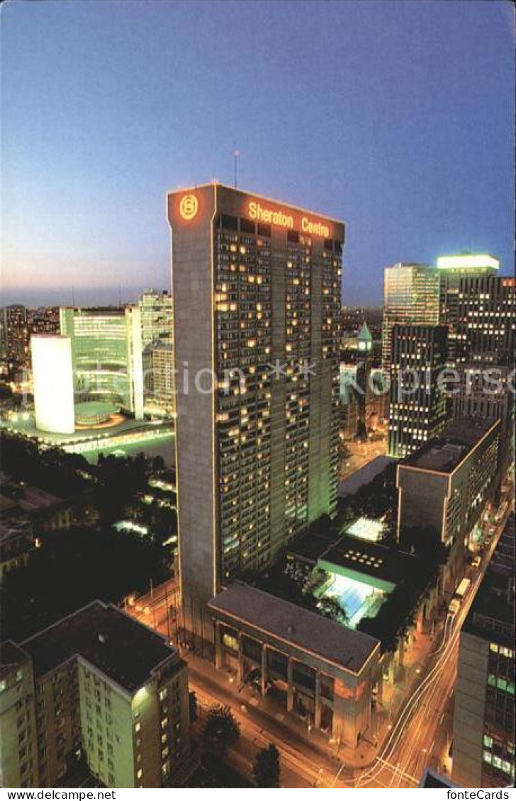 72250051 Toronto Canada Sheraton Centre Hotel At Night  - Unclassified