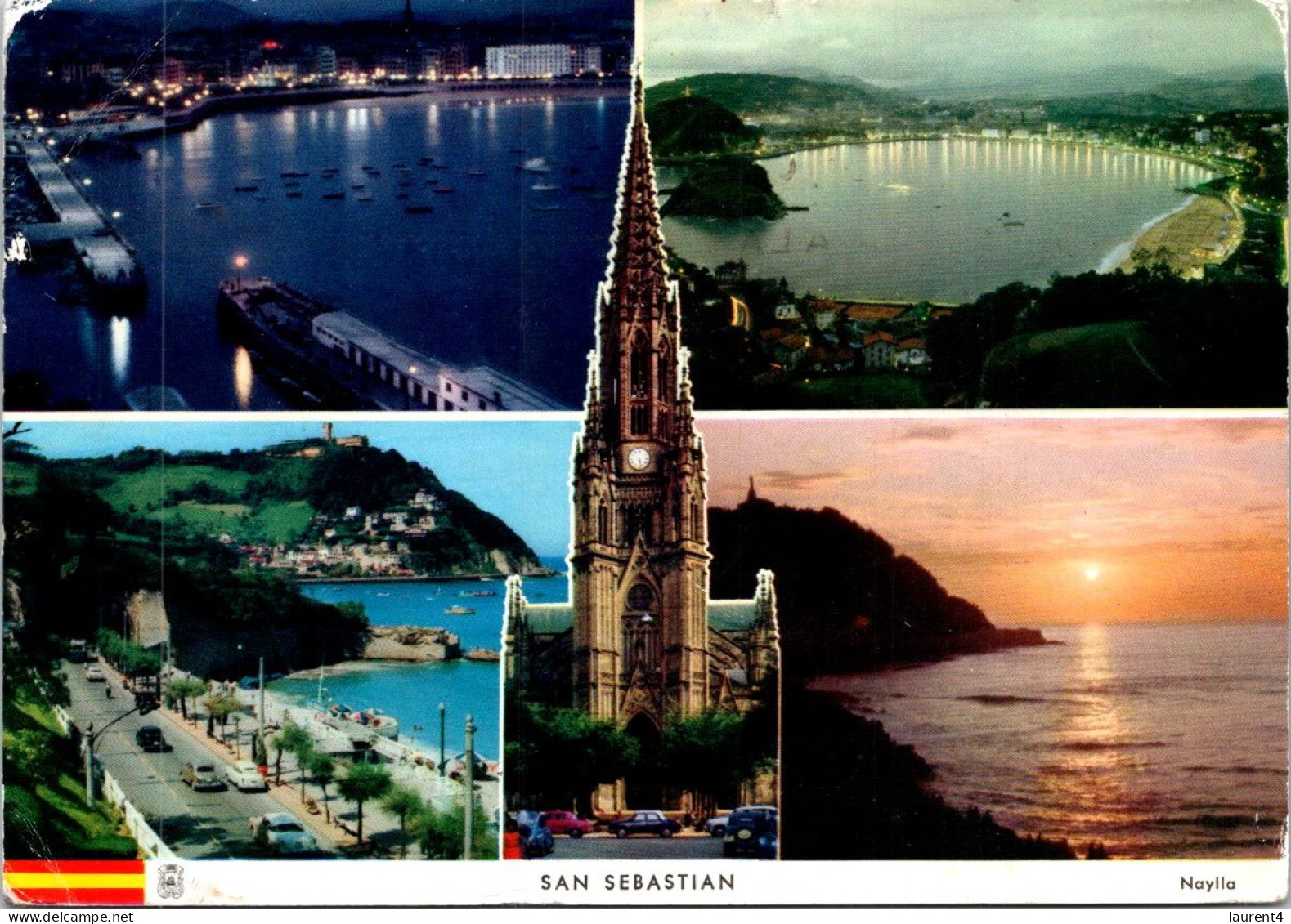 26-4-2024 (3 Z 10) Spain  - San Sebastian With Cathedral - Kerken En Kathedralen