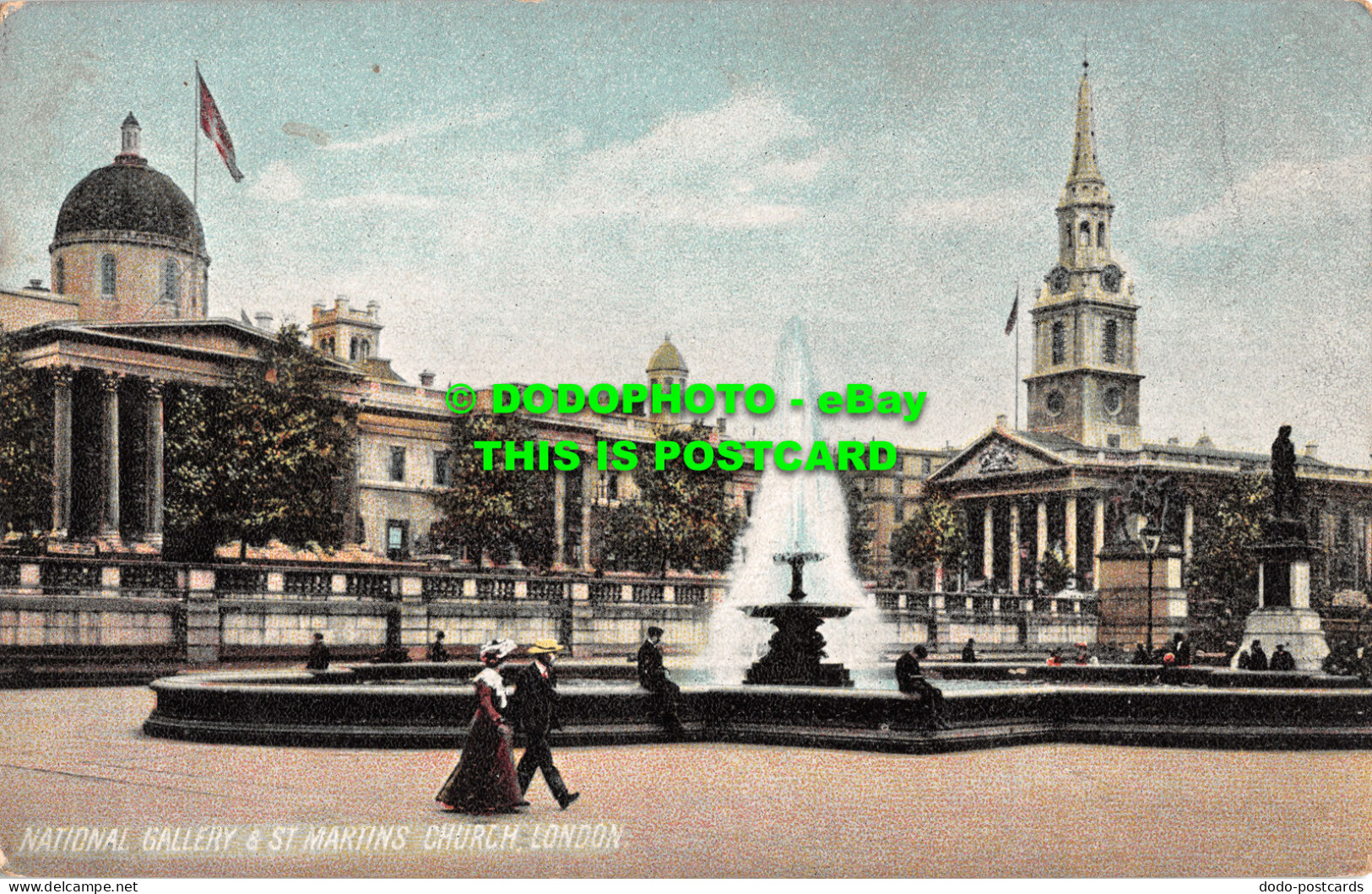 R510614 London. National Gallery And St. Martins Church. P. P. And P - Other & Unclassified