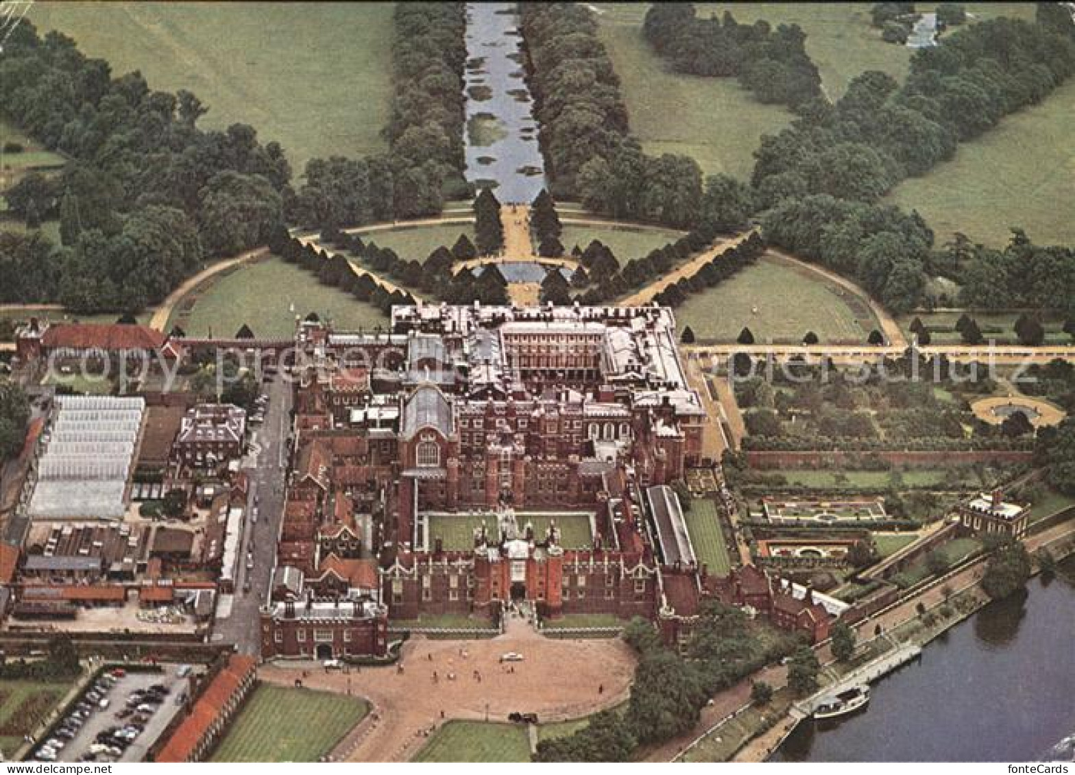 72247386 Middlesex Fliegeraufnahme Hampton Court Palace - Other & Unclassified