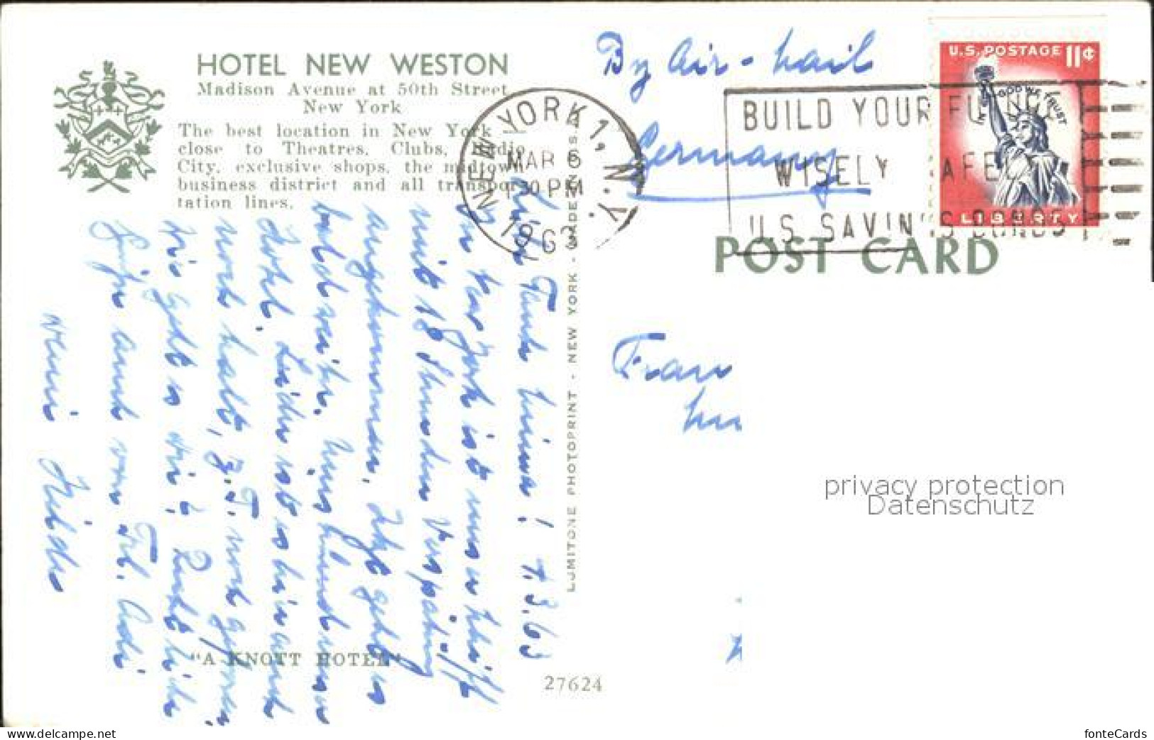 72246399 New_York_City Hotel New Weston - Other & Unclassified