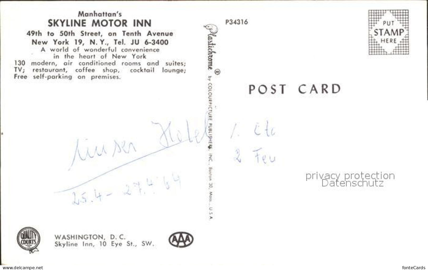 72246394 New_York_City Skyline Motor Inn - Other & Unclassified