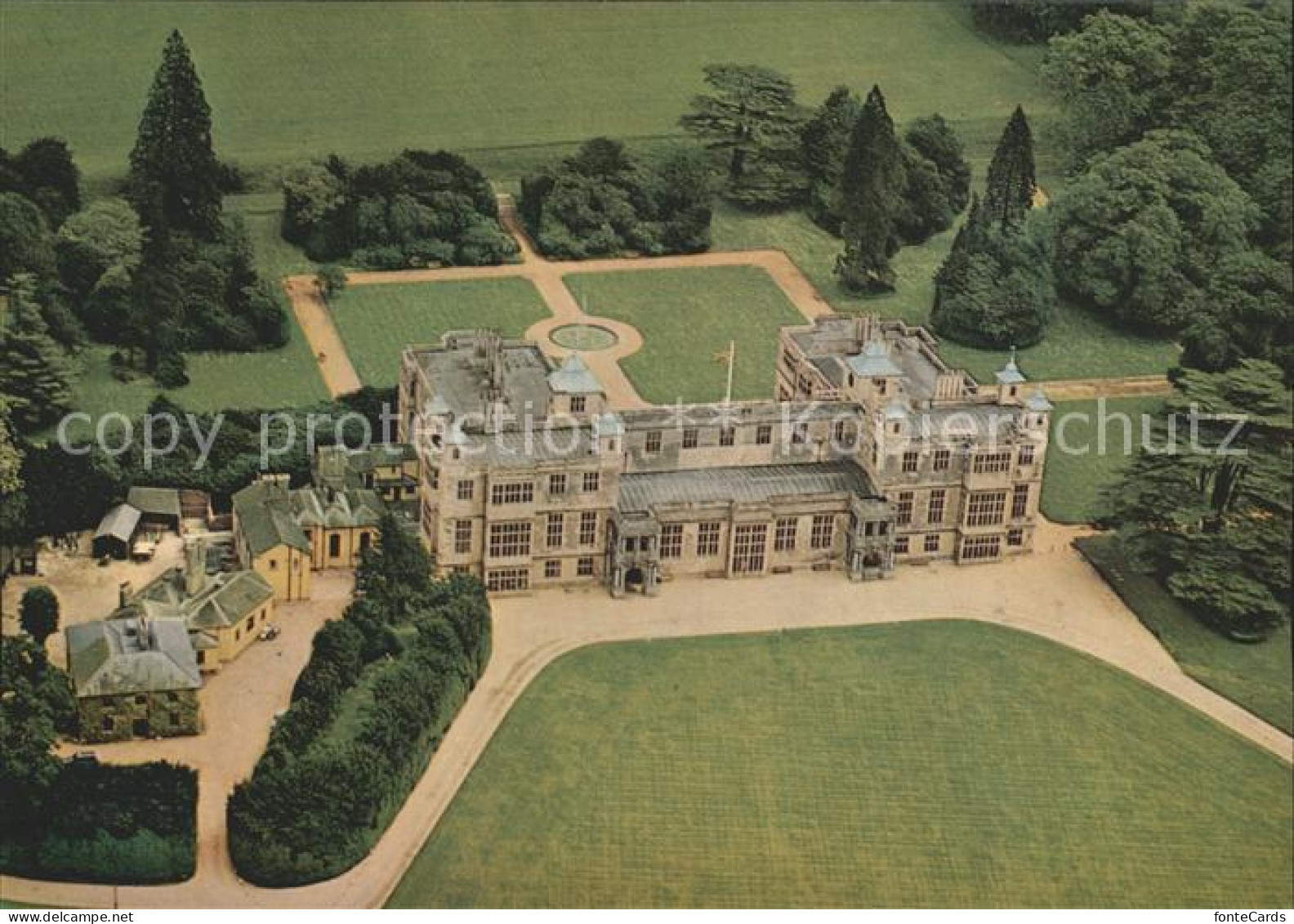 72244021 Audley End Saffron Walden UK Fliegeraufnahme Schloss  - Autres & Non Classés