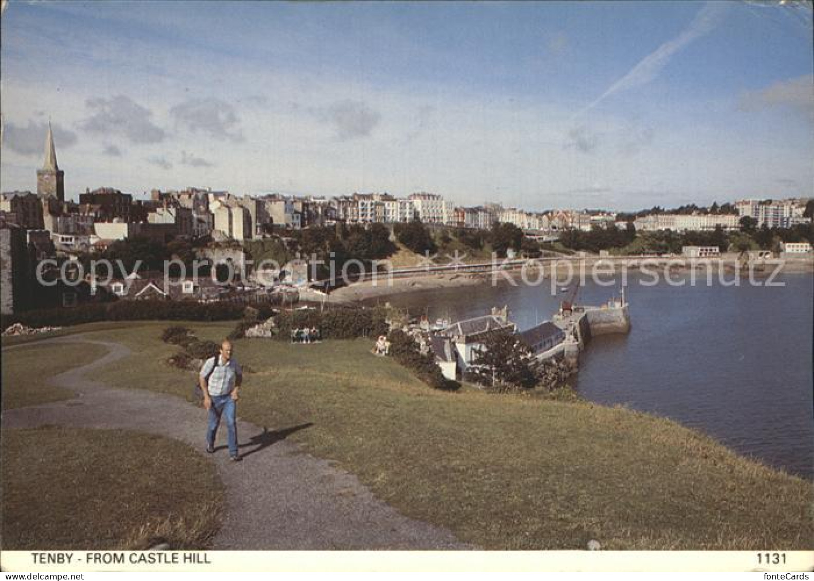 72241903 Tenby From Castle Hill Tenby - Otros & Sin Clasificación