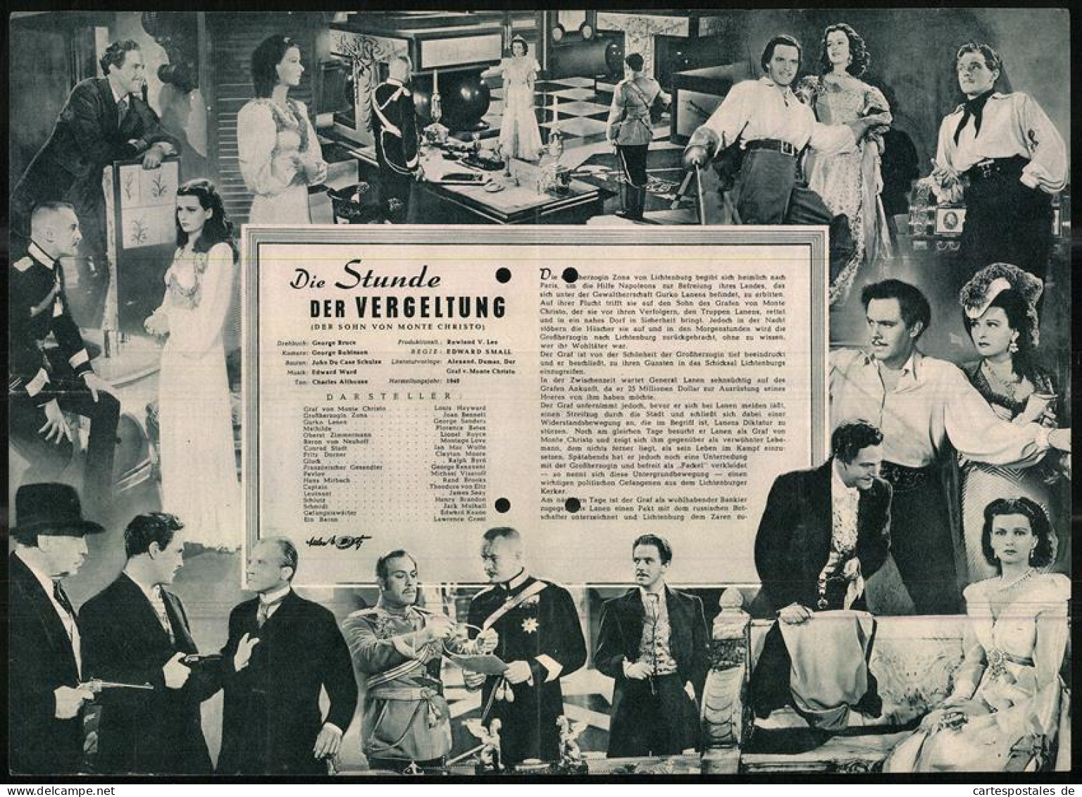 Filmprogramm IFB Nr. 727, Die Stunde Der Vergeltung, Louis Hayward, Joan Bennett, Regie Edward Small  - Zeitschriften