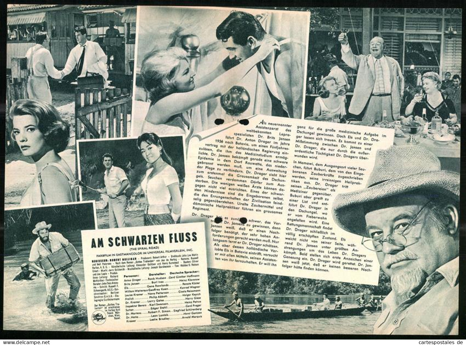 Filmprogramm IFB Nr. 6344, Am Schwarzen Fluss, Rock Hudson, Burl Ives, Gena Rowlands, Regie: Robert Mulligan  - Zeitschriften