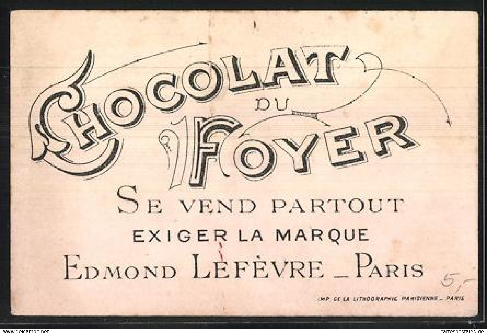 Sammelbild Chocolat Du Foyer, Paris, Parlement, Palais De Justice, Monument Berryer  - Sonstige & Ohne Zuordnung