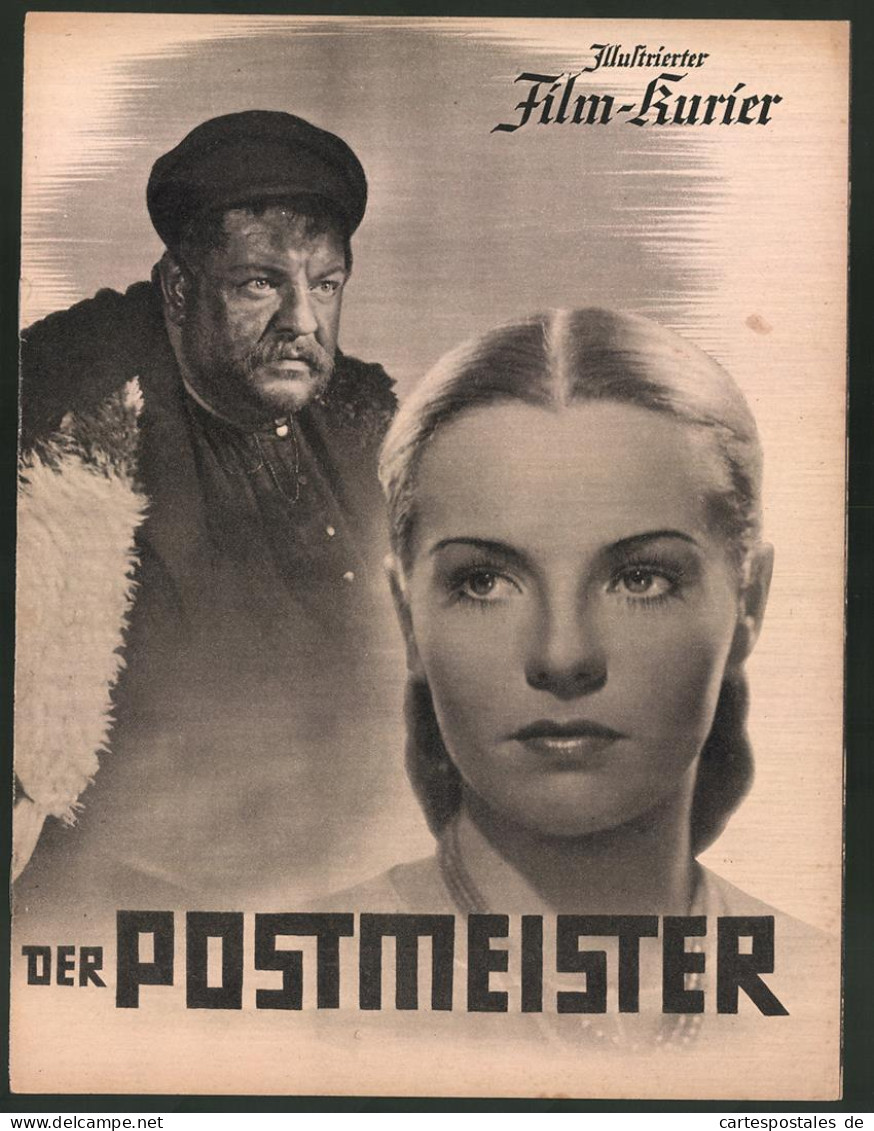 Filmprogramm IFK Nr. 3098, Der Postmeister, Heinrich George, Hilde Krahl, Siegfried Breuer, Regie Gustav Ucicky  - Magazines