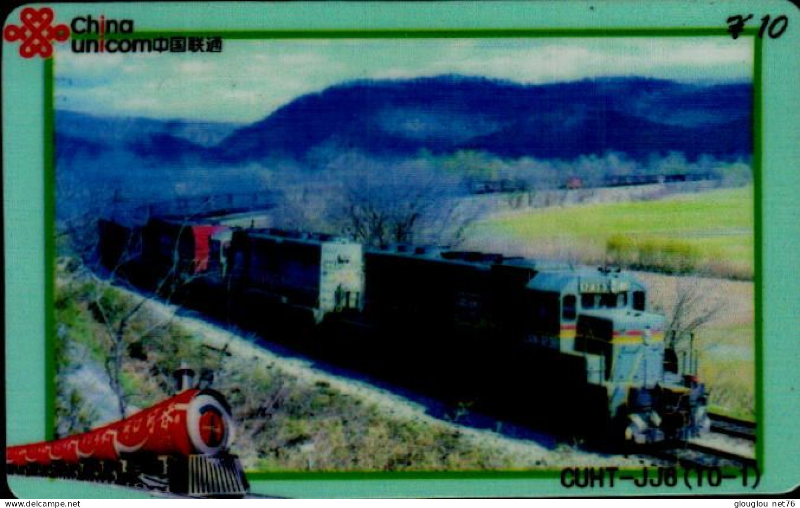 TELECARTE ETRANGERE AVEC  TRAIN - Eisenbahnen