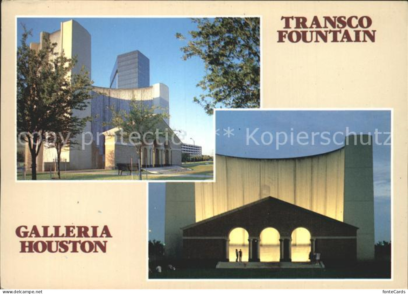 72234571 Houston_Texas Transco Fountain Galleria Houston - Andere & Zonder Classificatie