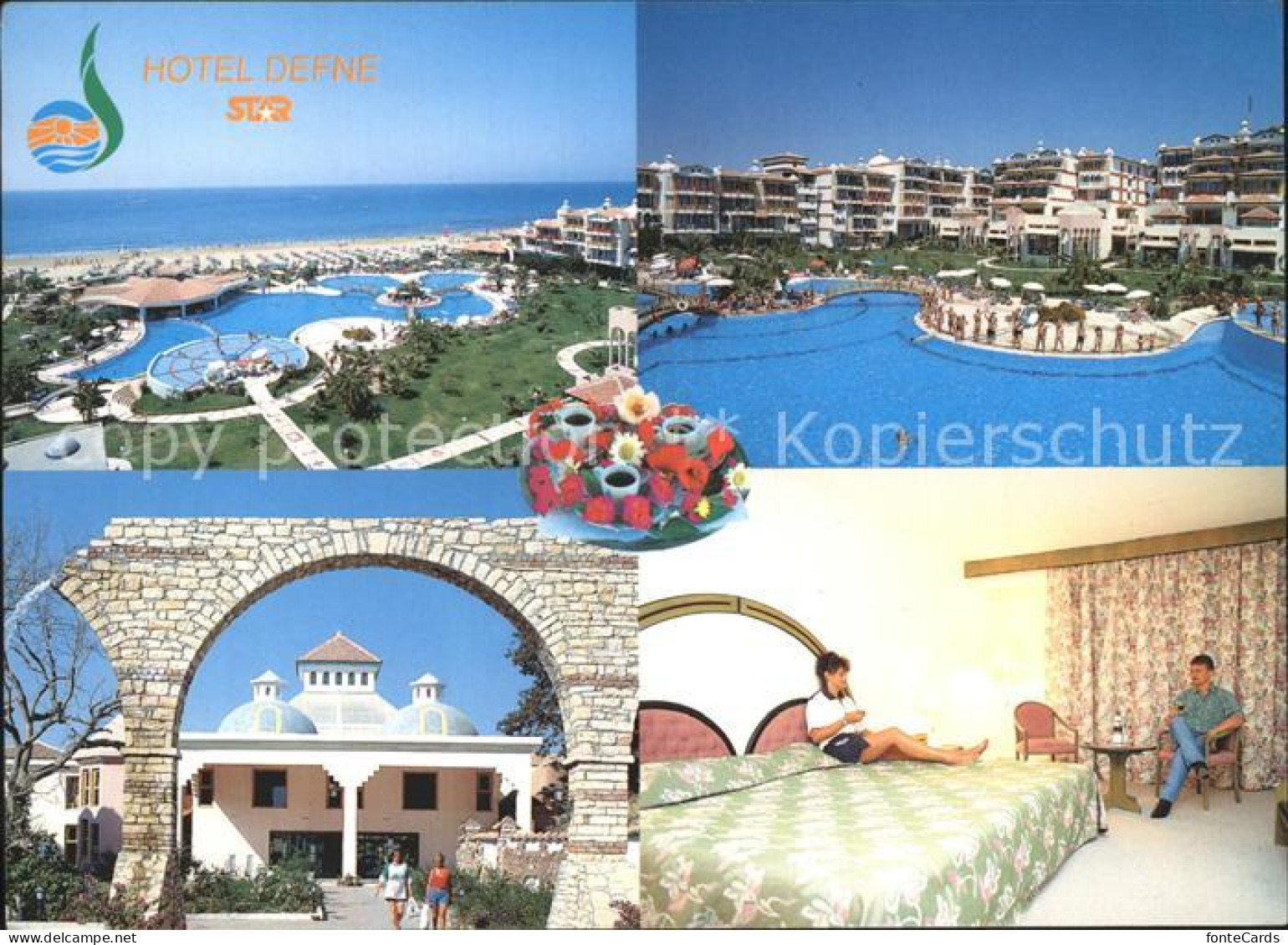 72233109 Antalya Hotel Defne Star Swimmingpool Torbogen Zimmer Antalya - Turquia