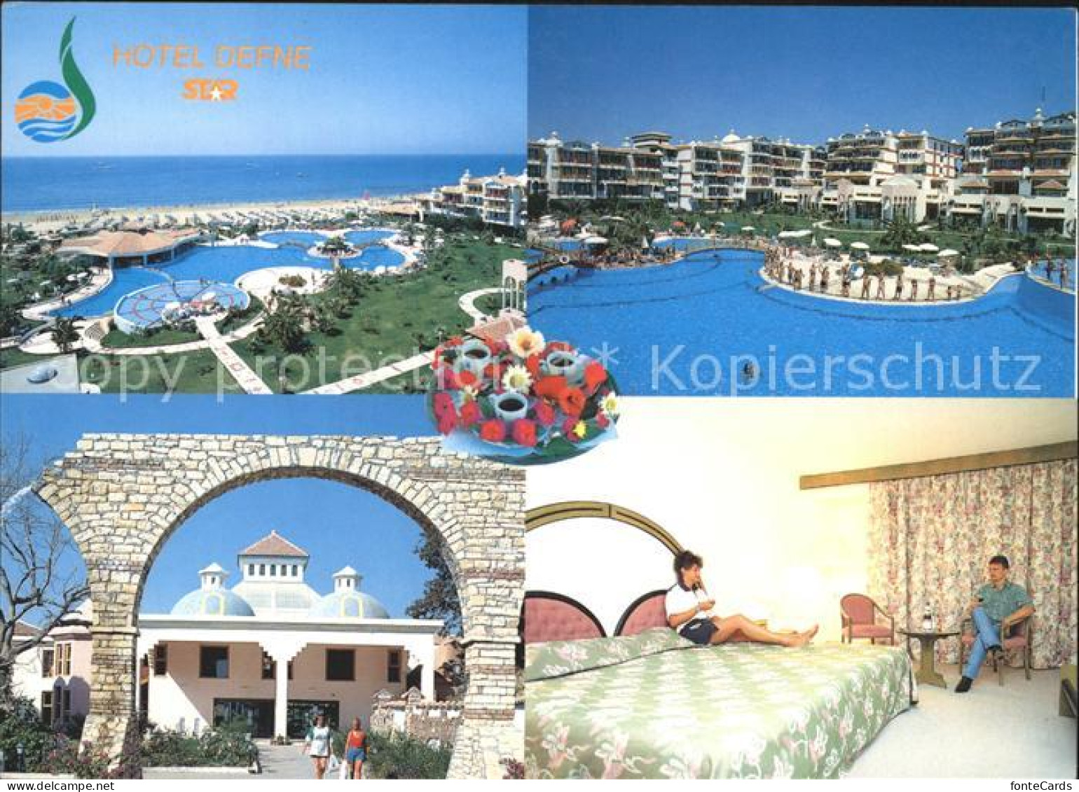 72233066 Antalya Hotel Defne Star Swimmingpool Torbogen Zimmer Antalya - Türkei
