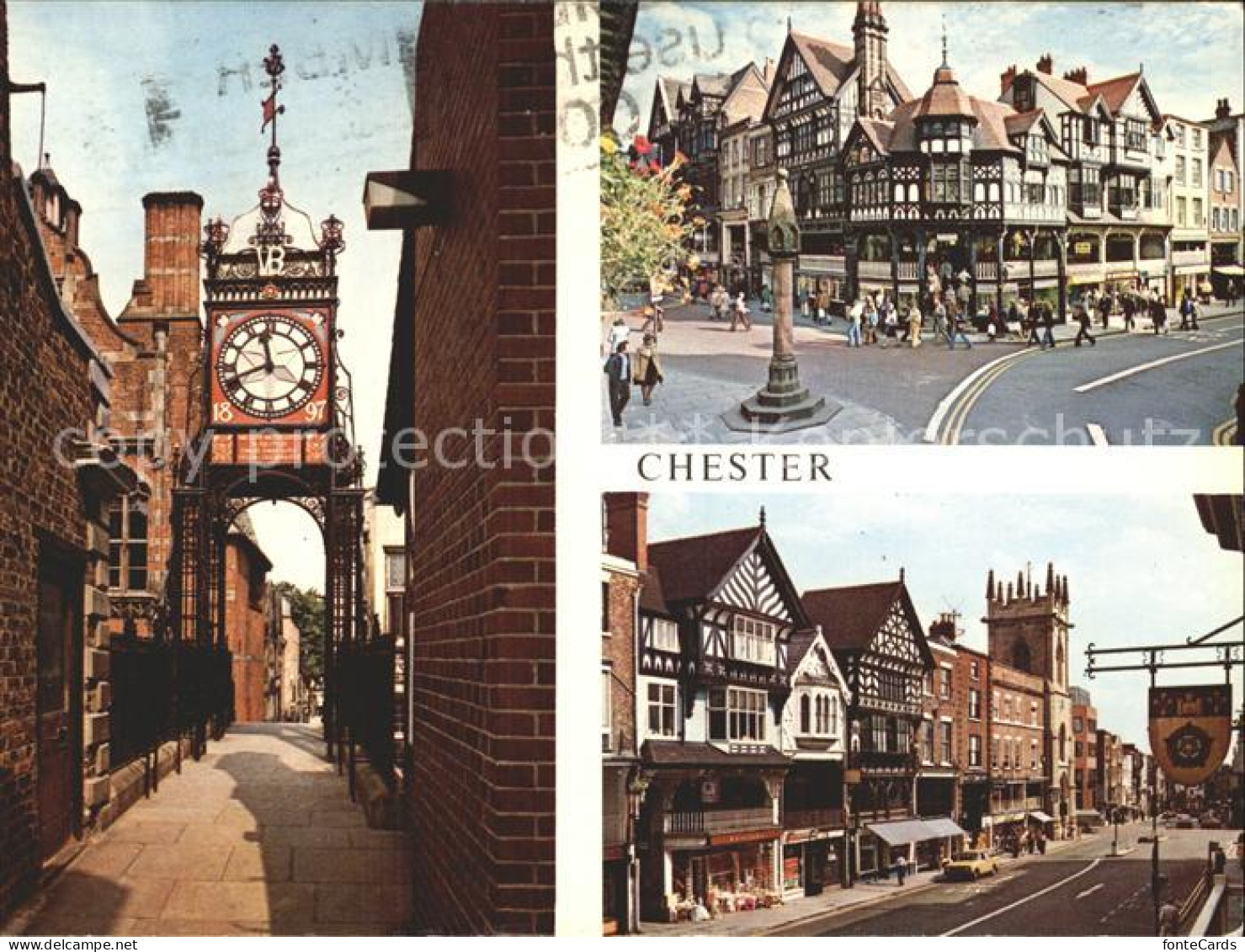 72232921 Chester Cheshire Clock Tower The Cross  Chester - Sonstige & Ohne Zuordnung