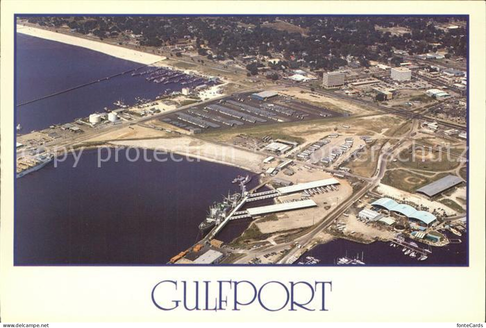72231635 Gulfport Fliegeraufnahme State Dochs - Autres & Non Classés