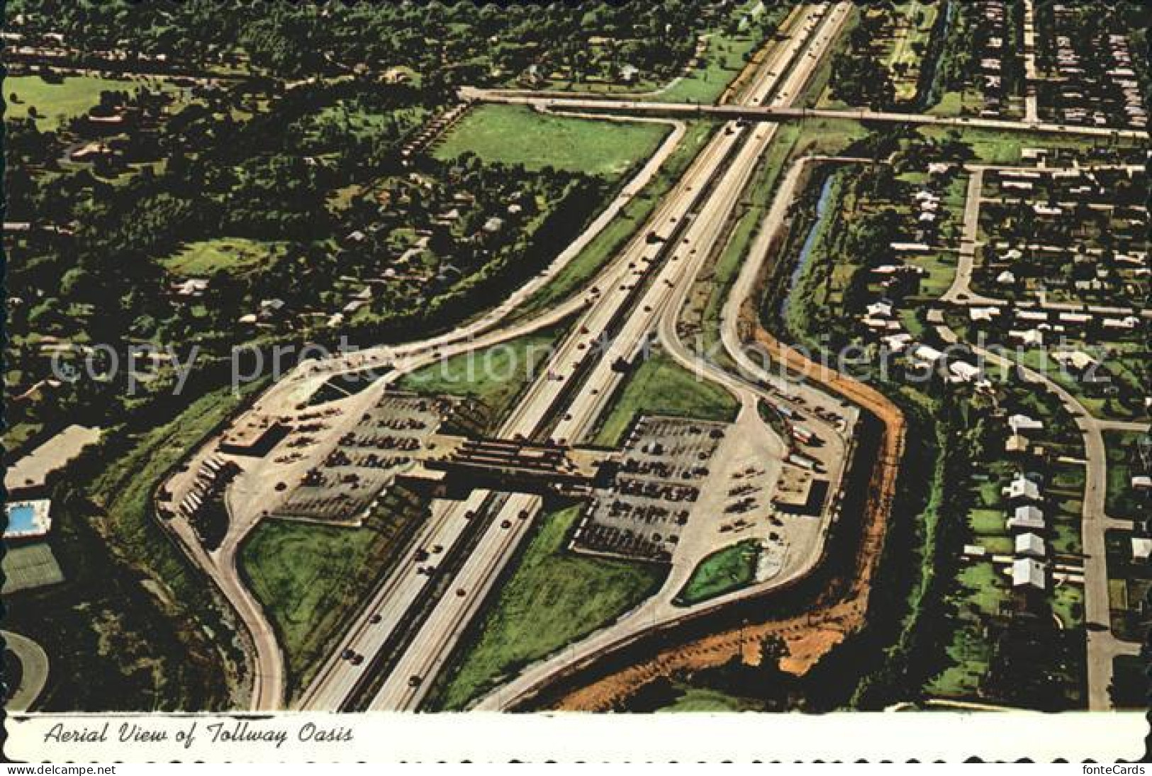 72231632 Illinois_City Fliegeraufnahme Tollway Oasis - Andere & Zonder Classificatie