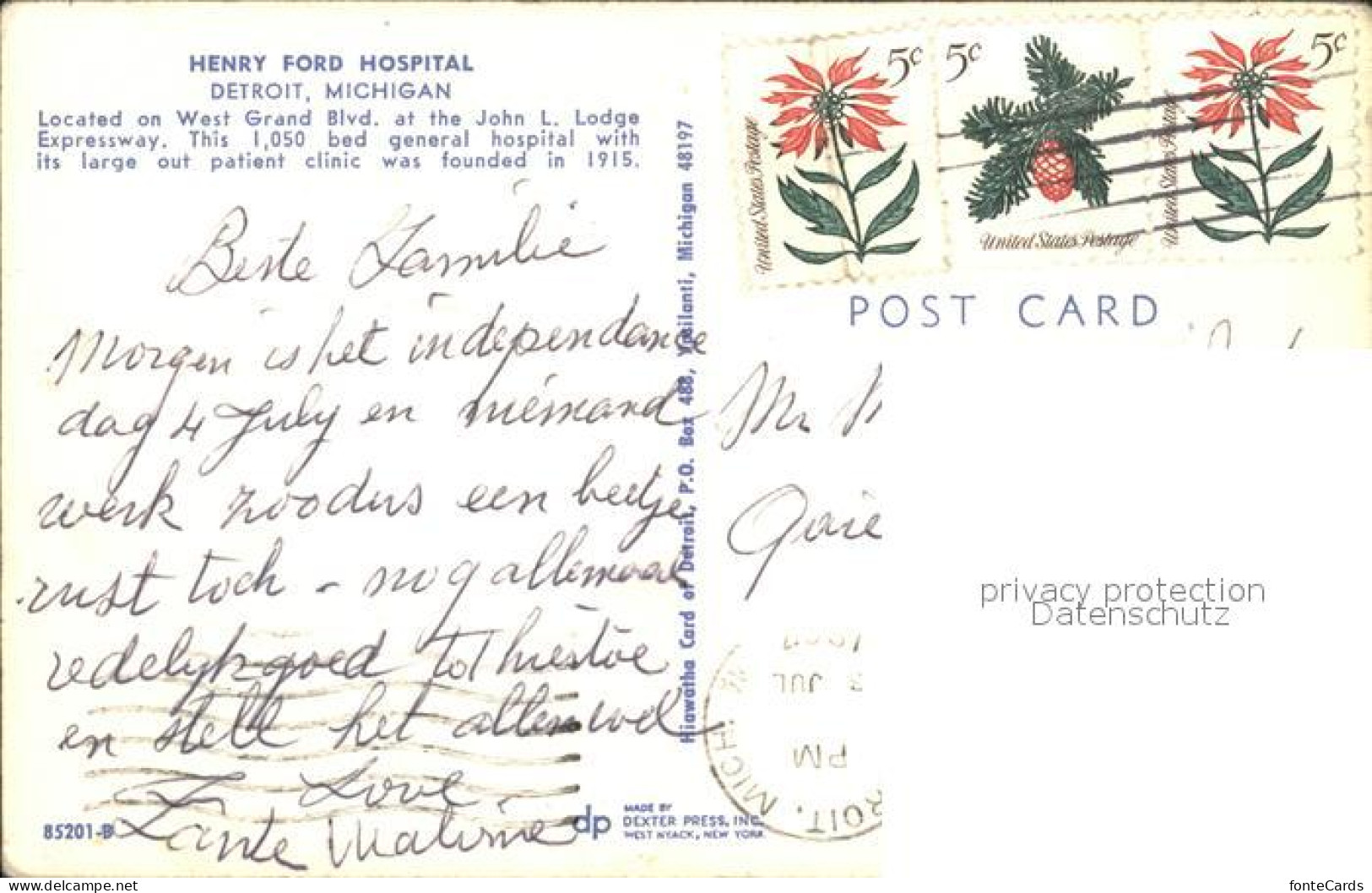 72230895 Detroit_Michigan Henry Ford Hospital  - Other & Unclassified