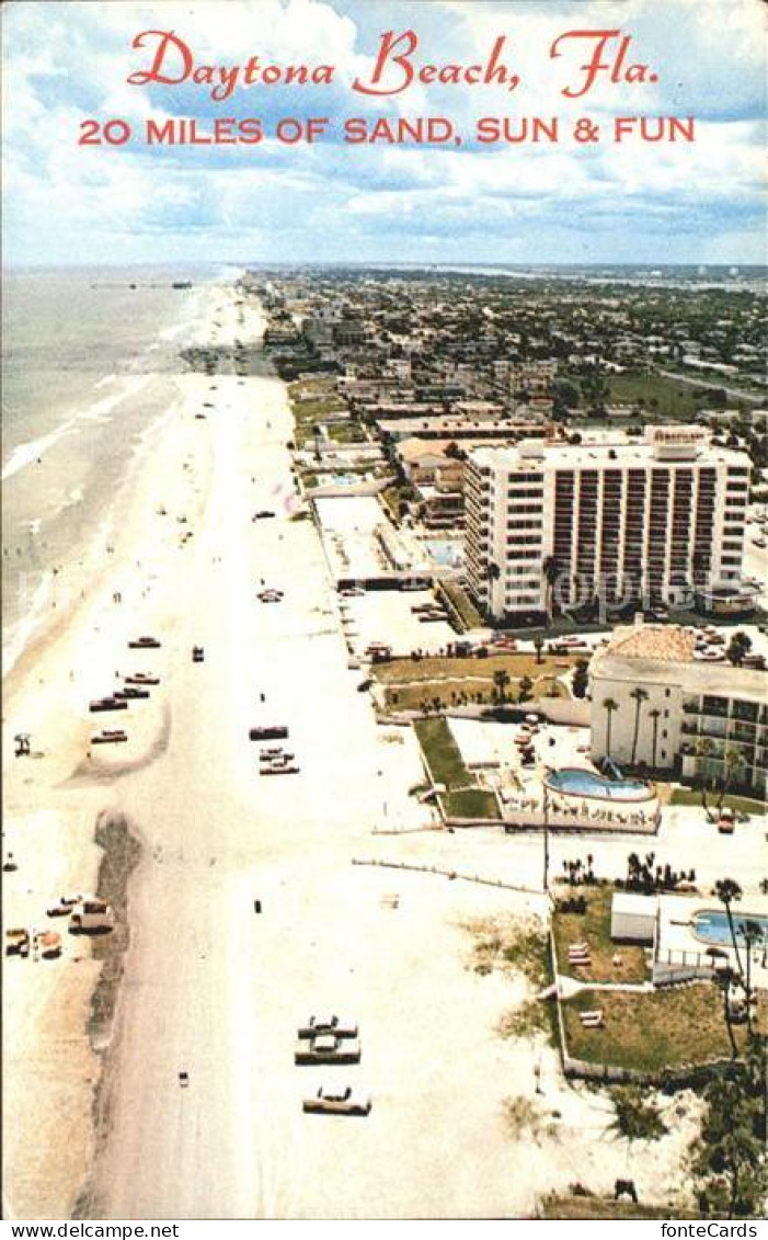 72230192 Daytona_Beach Fliegeraufnahme Strand - Other & Unclassified