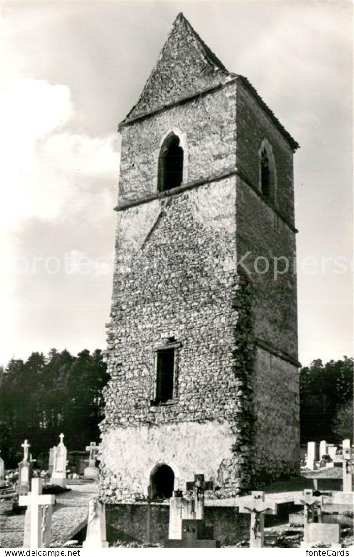 13738432 Courchavon JU Tour Romano Gothique De L’ancienne Eglise  - Sonstige & Ohne Zuordnung