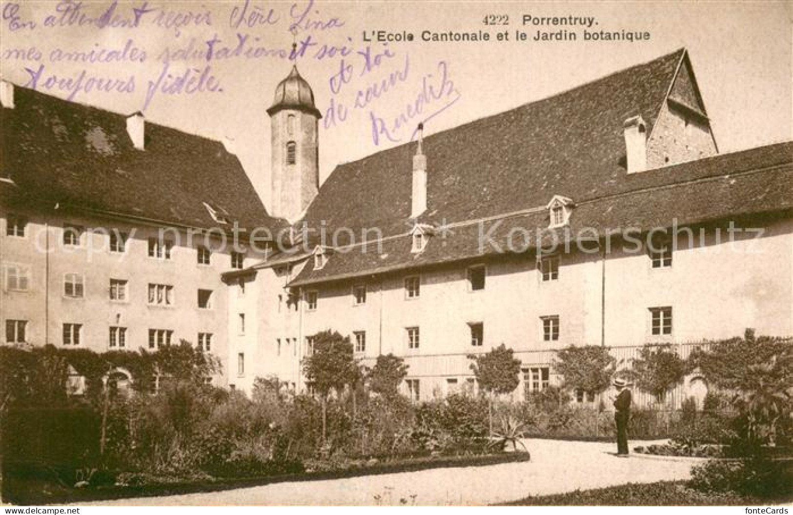 13738421 Porrentruy Ecole Cantonale Et Le Jardin Botanique Porrentruy - Altri & Non Classificati