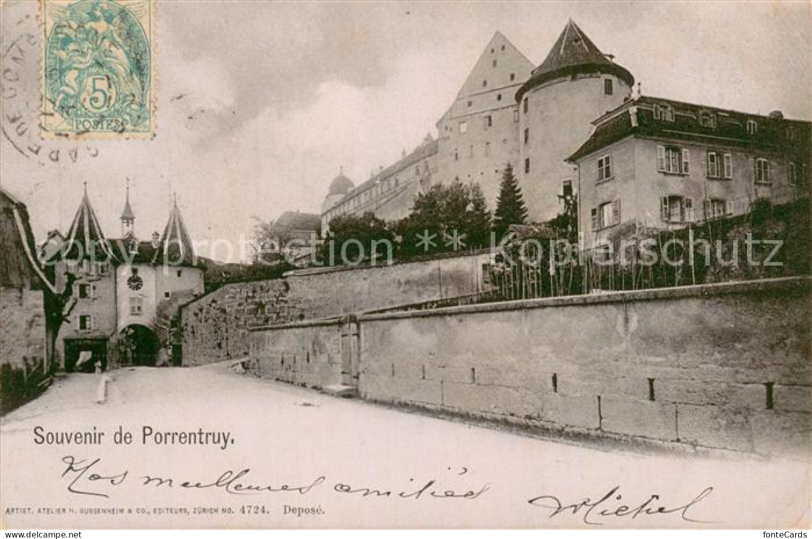 13738420 Porrentruy Vue Partielle Porrentruy - Autres & Non Classés