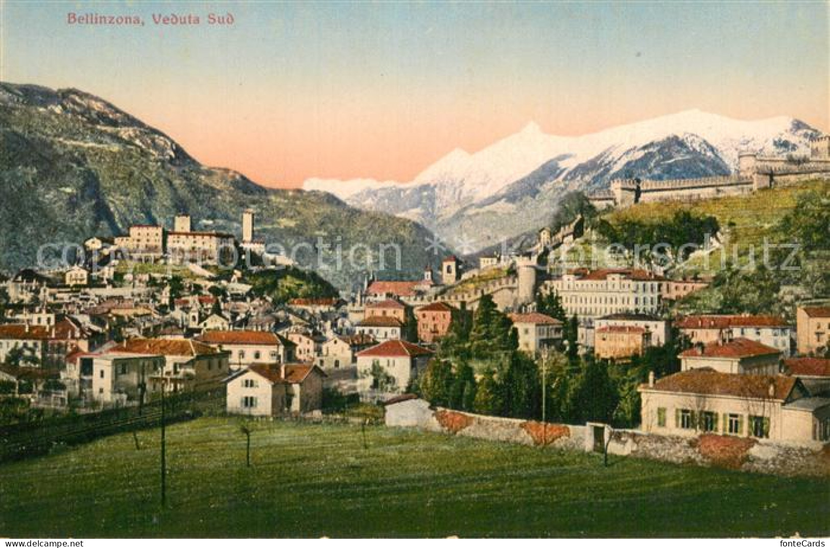 13738402 Bellinzona Veduta Sud Bellinzona - Sonstige & Ohne Zuordnung