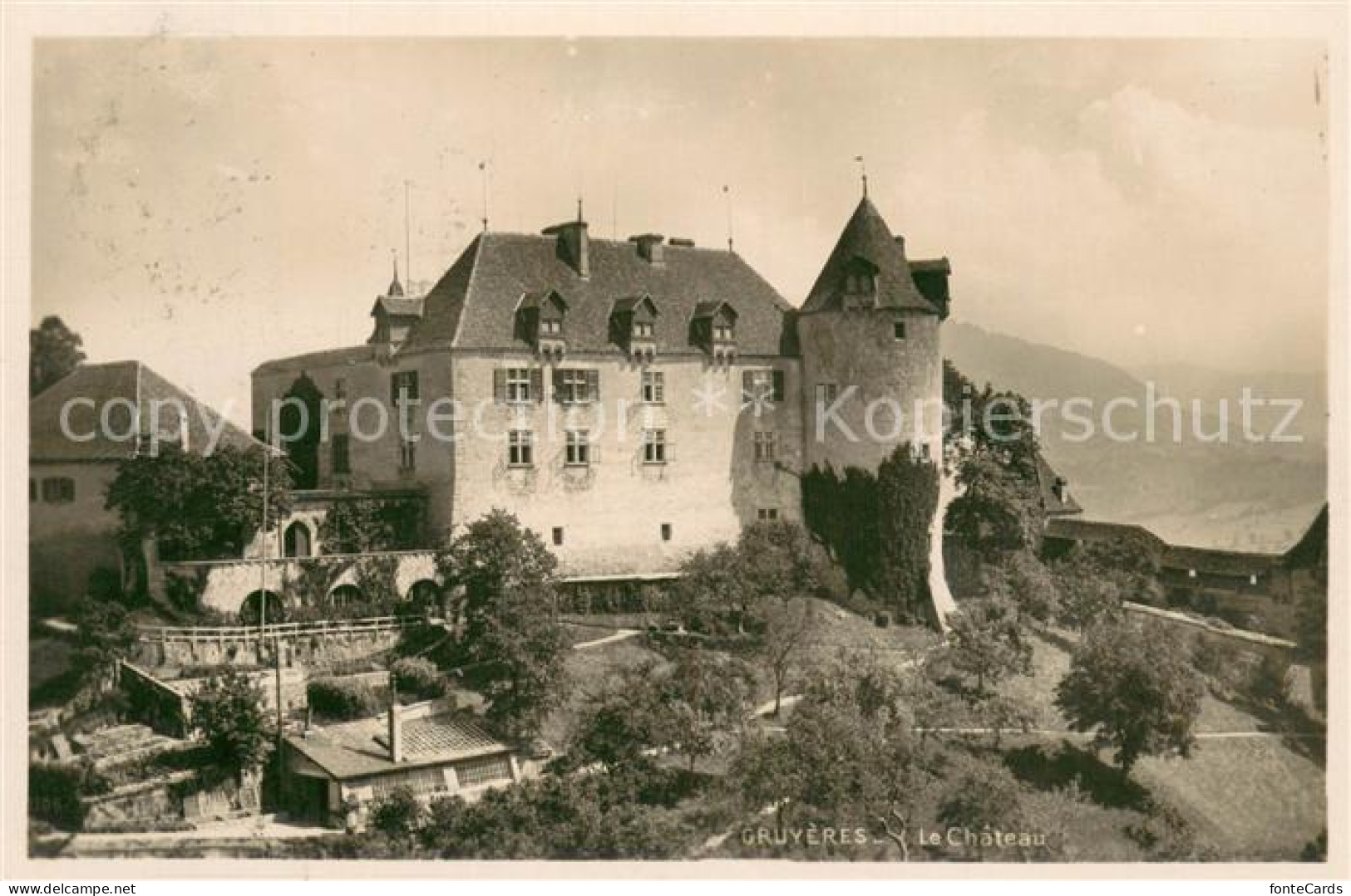 13738360 Gruyeres  Gruyere FR Le Chateau  - Autres & Non Classés