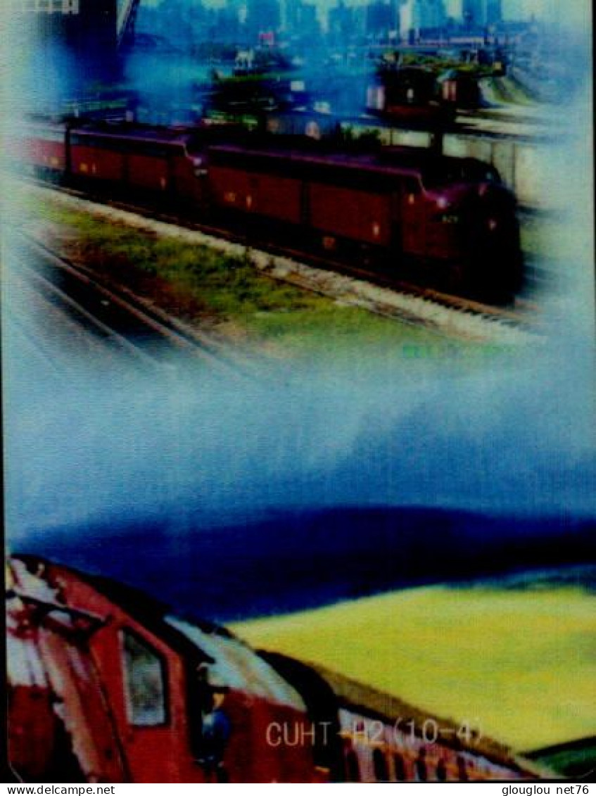 TELECARTE ETRANGERE AVEC  TRAIN - Eisenbahnen